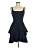 BCBGMAXAZRIA 100% Polyester Solid Blue Cocktail Dress Size 6 - photo 1