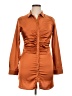 Timing Orange Long Sleeve Blouse Size L - photo 1
