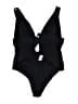 Zimmermann Solid Black One Piece Swimsuit Size 8 (estimated) - photo 2