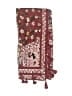 Unbranded Paisley Burgundy Scarf One size - photo 2