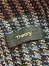 Theory Plaid Blue Coat Size Lg - photo 6