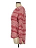 Hinge 100% Viscose Red Long Sleeve Blouse Size L - photo 5