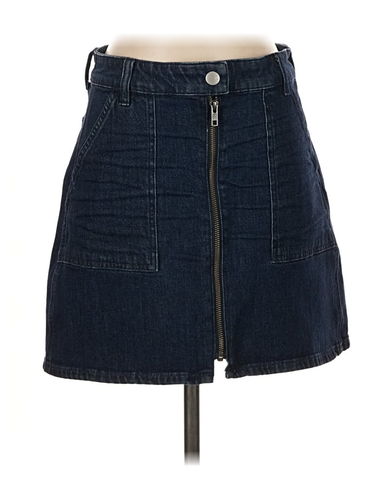 Pre-owned Madewell Denim Skirt In Blue
