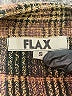 Flax 100% Cotton Plaid Brown Blazer Size 6 (S) - photo 6