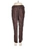 Free People Stripes Brown Casual Pants Size M - photo 1