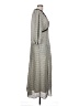 Leon Max 100% Polyester Chevron-herringbone Gray Casual Dress Size L - photo 4