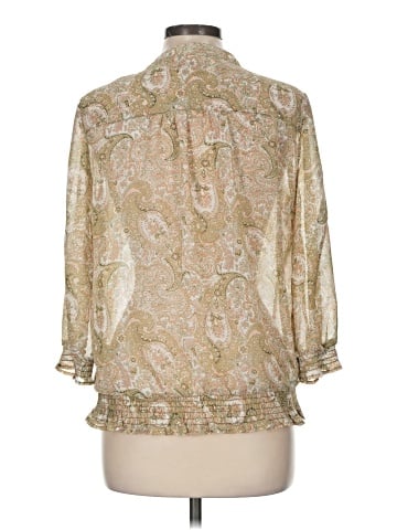 New York & Company 3/4 Sleeve Blouse (view 2)