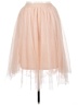 Haute Monde 100% Polyester Solid Pink Formal Skirt Size XL - photo 1