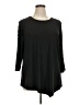 Creation Black 3/4 Sleeve Top Size 1X - photo 1