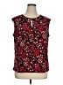 Kasper Red Sleeveless Blouse Size XL - photo 1
