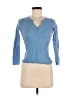 Ellen Tracy 100% Merino Wool Blue Wool Pullover Sweater Size M - photo 1