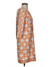 Gretchen Scott Designs Print Orange Casual Dress Size XS - photo 4
