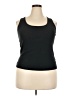 One Step Up 100% Cotton Black Tank Top Size 2X - photo 1