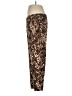 Susan Graver Animal Print Brown Casual Pants Size M - photo 5