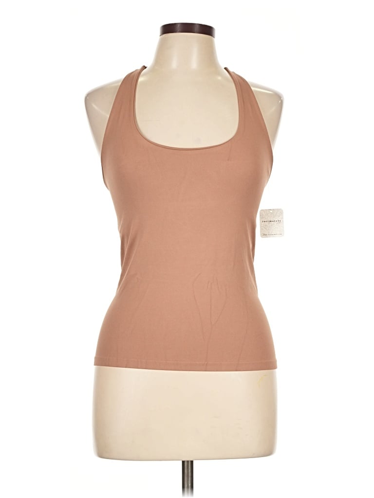 Intimately By Free People Tank Top Brown Halter Neckline Tops