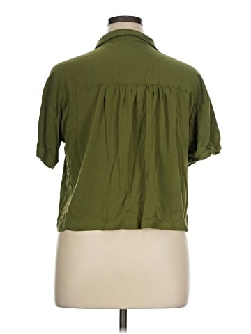 Rose + Olive Short Sleeve Blouse (view 2)