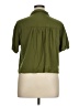 Rose + Olive Green Short Sleeve Blouse Size XL - photo 2