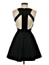 Keepsake Chevron-herringbone Black Cocktail Dress Size XS - photo 2