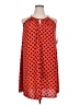 En Focus Studio Polka Dots Orange Casual Dress Size 14 - photo 1
