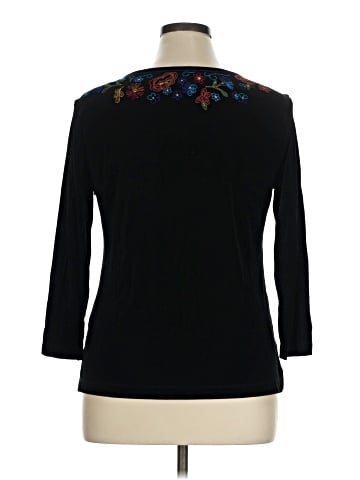 Travelers by Chico's 3/4 Sleeve Top (view 2)