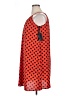 En Focus Studio Polka Dots Orange Casual Dress Size 14 - photo 5