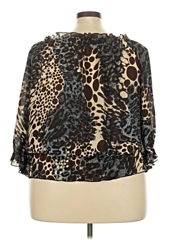 Agora 3/4 Sleeve Blouse (view 2)