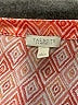 Talbots Outlet 100% Polyester Orange 3/4 Sleeve Blouse Size Lg Petite - photo 7