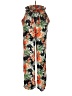 Zara Basic Tropical Black Casual Pants Size M - photo 1