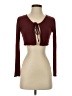 Speechless Burgundy Cardigan Size XS - photo 1