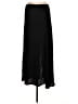 Topshop 100% Polyester Solid Black Formal Skirt Size 8 - photo 2