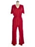 2 Hearts Solid Red Jumpsuit Size M - photo 1