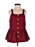 Versona Burgundy Sleeveless Blouse Size XS - photo 1