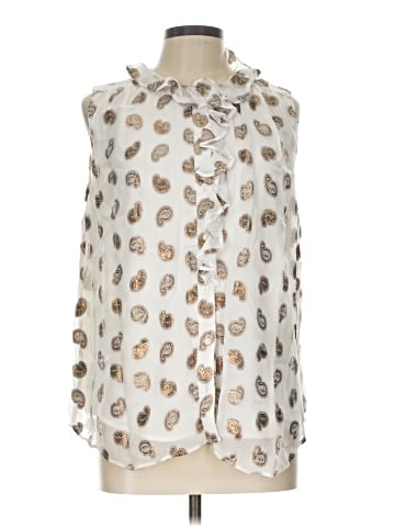 Ann Taylor Sleeveless Button-Down Shirt (view 1)