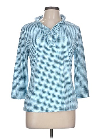 J. McLaughlin 3/4 Sleeve Button-Down Shirt (view 1)