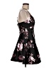 Speechless 100% Polyester Floral Black Cocktail Dress Size 9 - photo 4