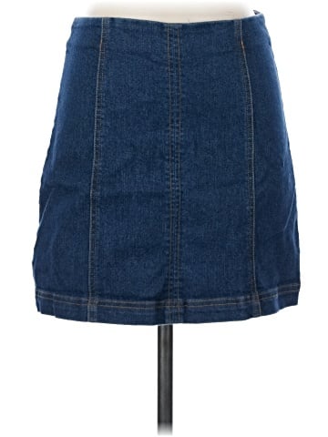 No Boundaries Denim Skirt (view 1)