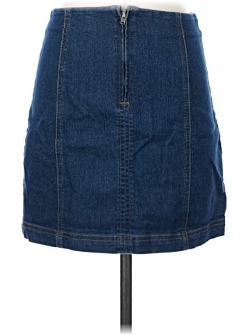 No Boundaries Denim Skirt (view 2)