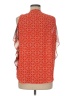 Cato 100% Polyester Orange Sleeveless Blouse Size M - photo 2