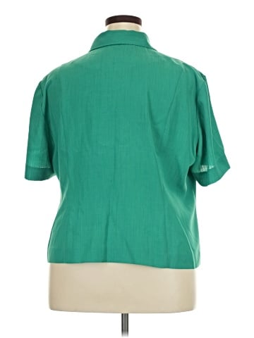 Leslie Fay Short Sleeve Blouse (view 2)