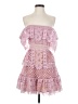 Self-Portrait 100% Polyester Pink Cocktail Dress Size 2 - photo 1