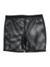 Boohoo Metallic Black Athletic Shorts Size 18 - photo 1