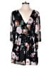 Bailey Blue 100% Polyester Floral Black Romper Size M - photo 1