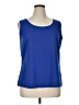 Ruby Rd. Blue Sleeveless Blouse Size 1X - photo 1