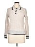 Central Park West Tweed Ivory Pullover Sweater Size L - photo 1