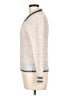 Central Park West Tweed Ivory Pullover Sweater Size L - photo 5