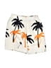Unbranded 100% Polyester Tropical Ivory Board Shorts Size 100 cm / US 3-4 - photo 1