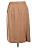 Pendleton 100% Virgin Wool Solid Tan Wool Skirt Size 14 Petite - photo 2