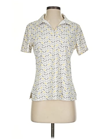 Lillie Green Short Sleeve Polo (view 1)