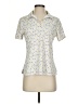 Lillie Green Ivory Short Sleeve Polo Size S - photo 1