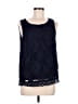 Merona 100% Rayon Blue Sleeveless Blouse Size M - photo 1